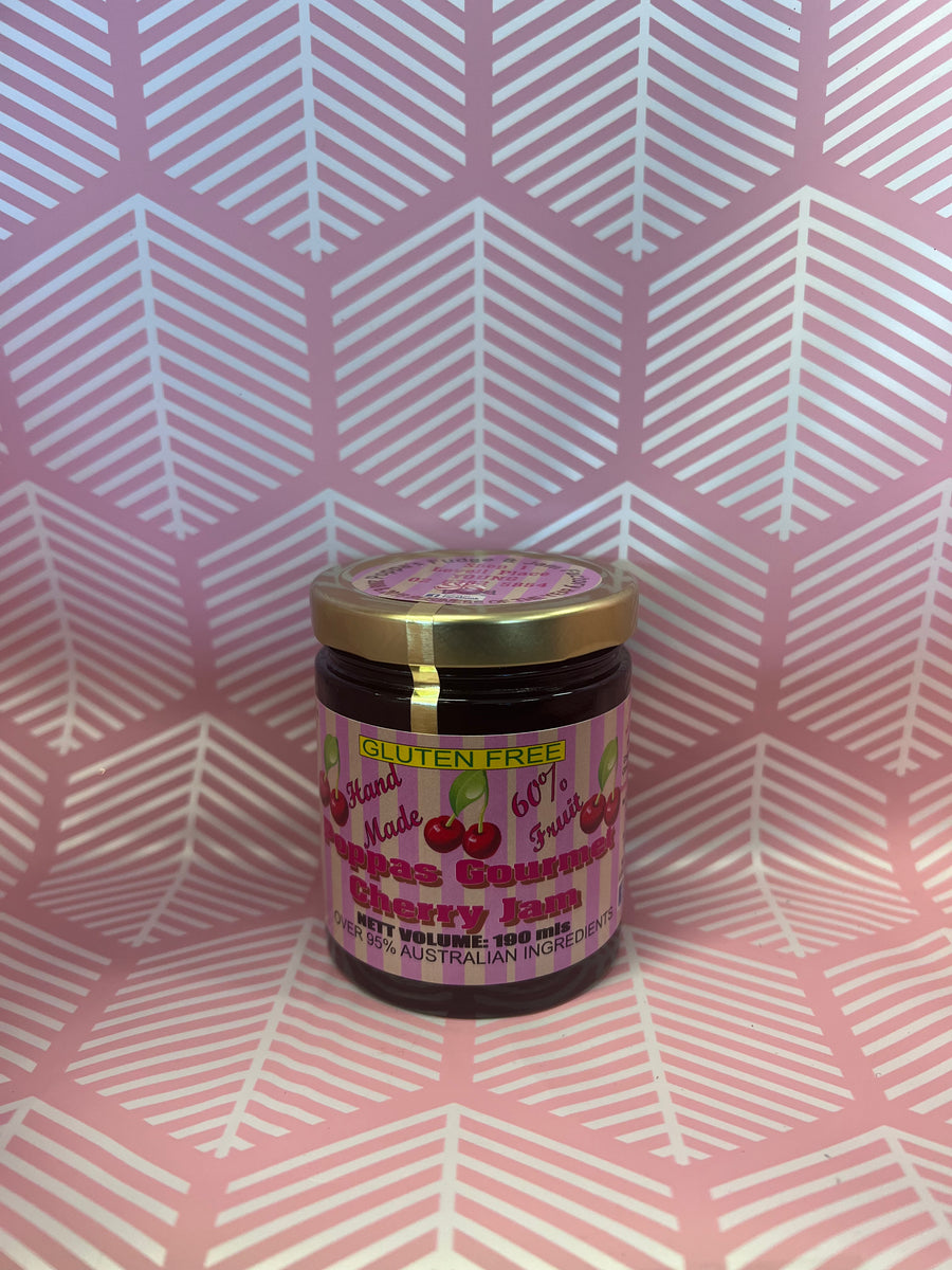 Poppas Gourmet Cherry Jam Poppa’s Fudge & Jam Factory