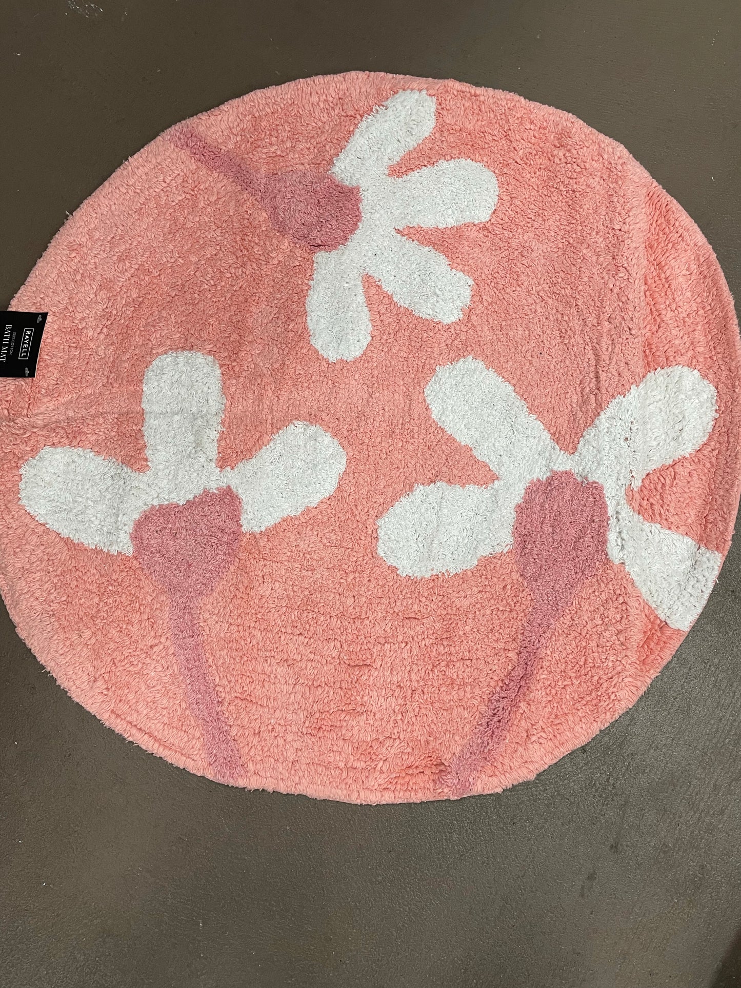 Tufted Polly Pink Bathmat 70cm