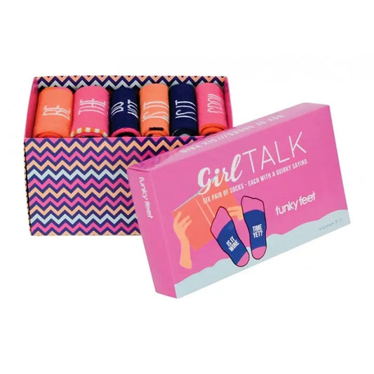 Funky Feet Socks - Girl Talk