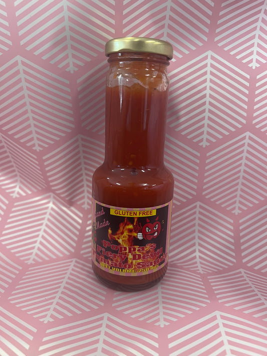 Poppas Fiery Devil Tomato Sauce