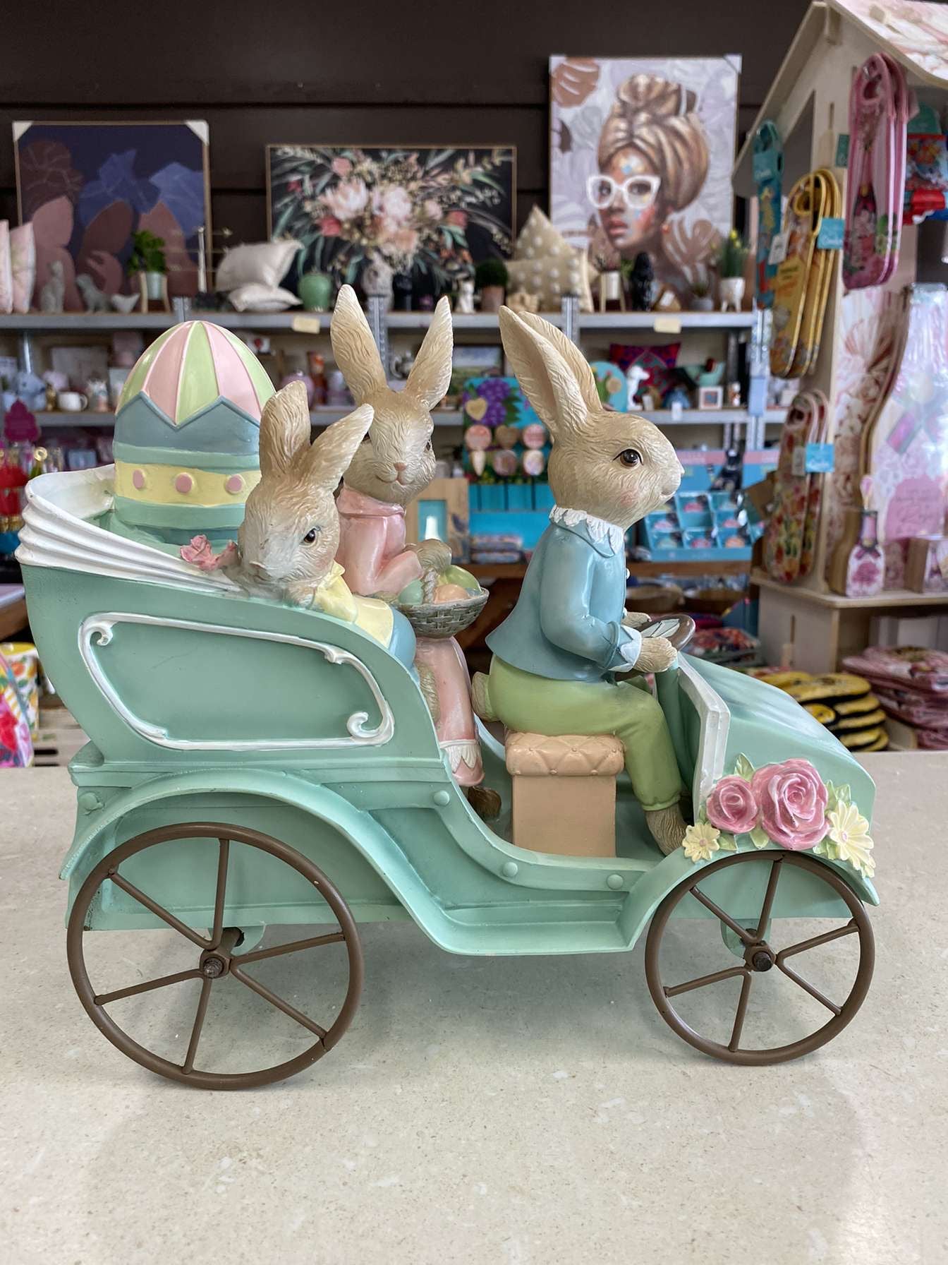 Rabbit Family Cart