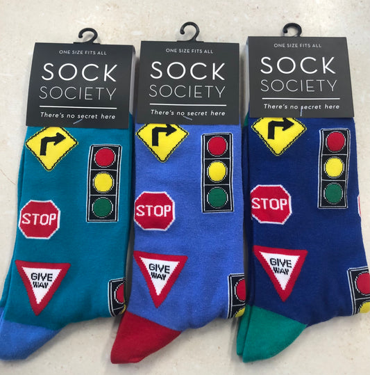 Road Sign Socks