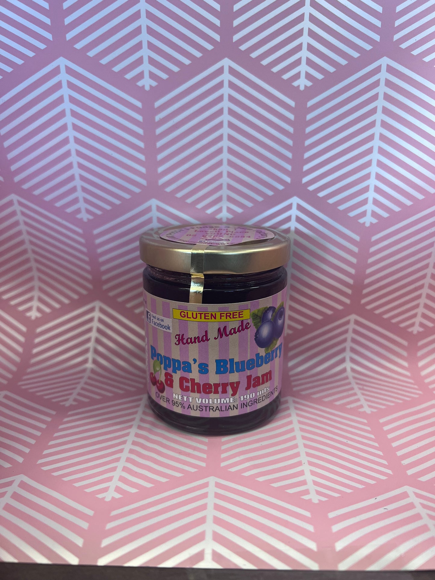 Poppas Blueberry & Cherry Jam