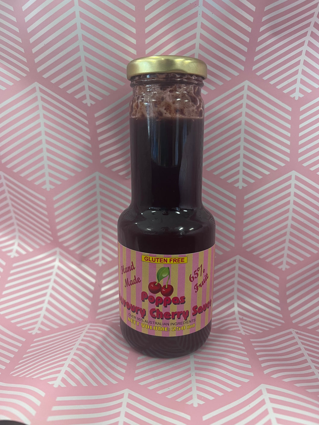 Poppas Savoury Cherry Sauce Poppa’s Fudge & Jam Factory