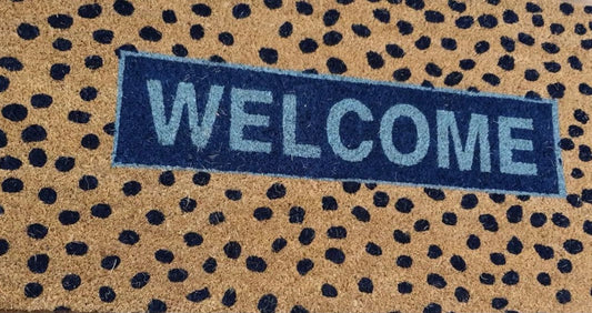 ‘Welcome’ Dots Doormat