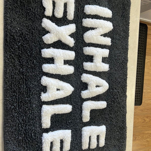 'Inhale Exhale' Bathmat