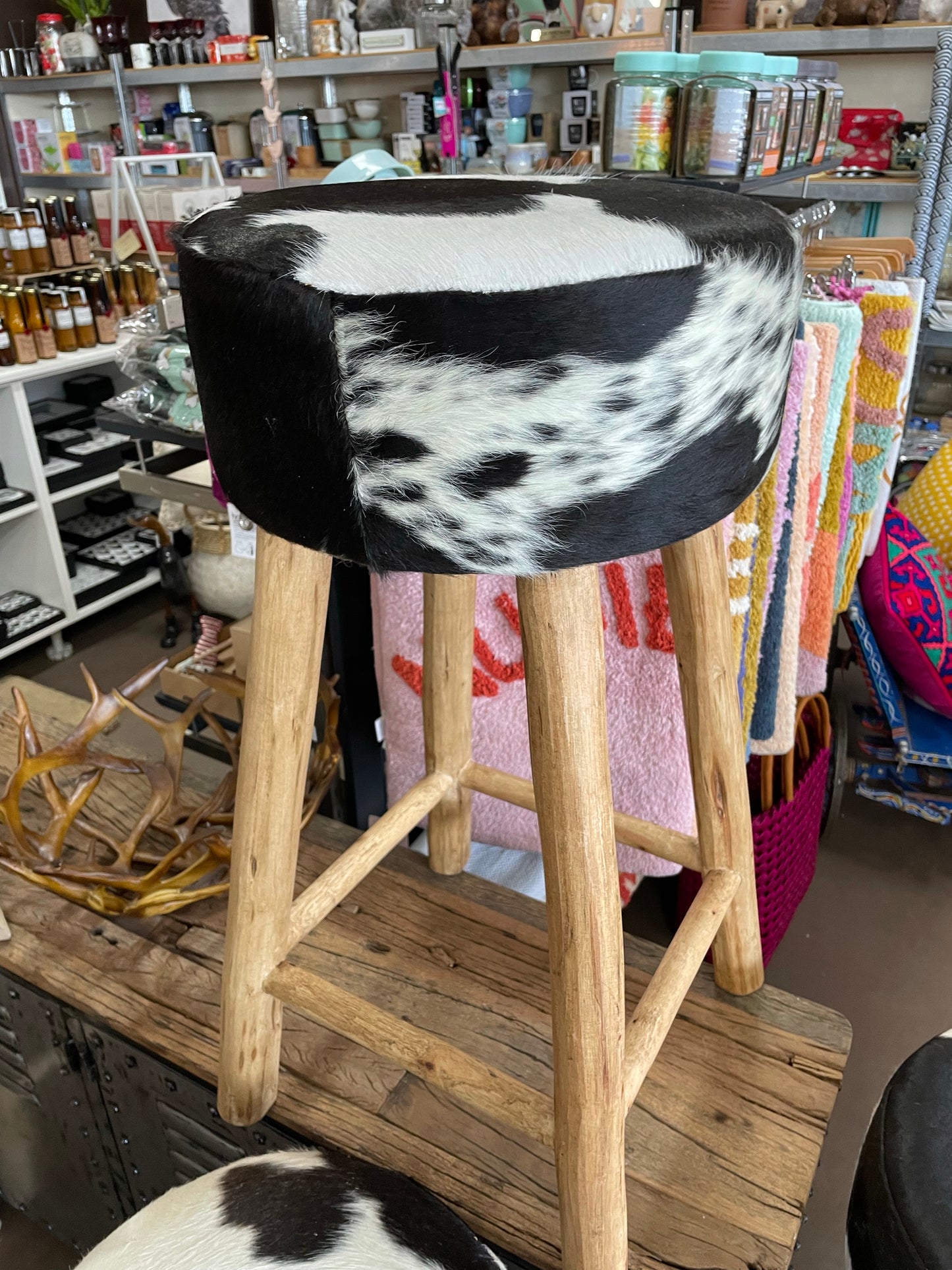 Cowhide Barstools