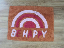 Load image into Gallery viewer, &#39;Be Happy&#39; Bathmat
