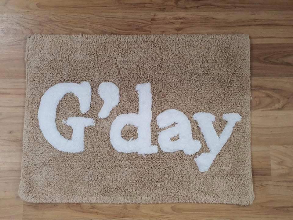 'G'day' Bathmat